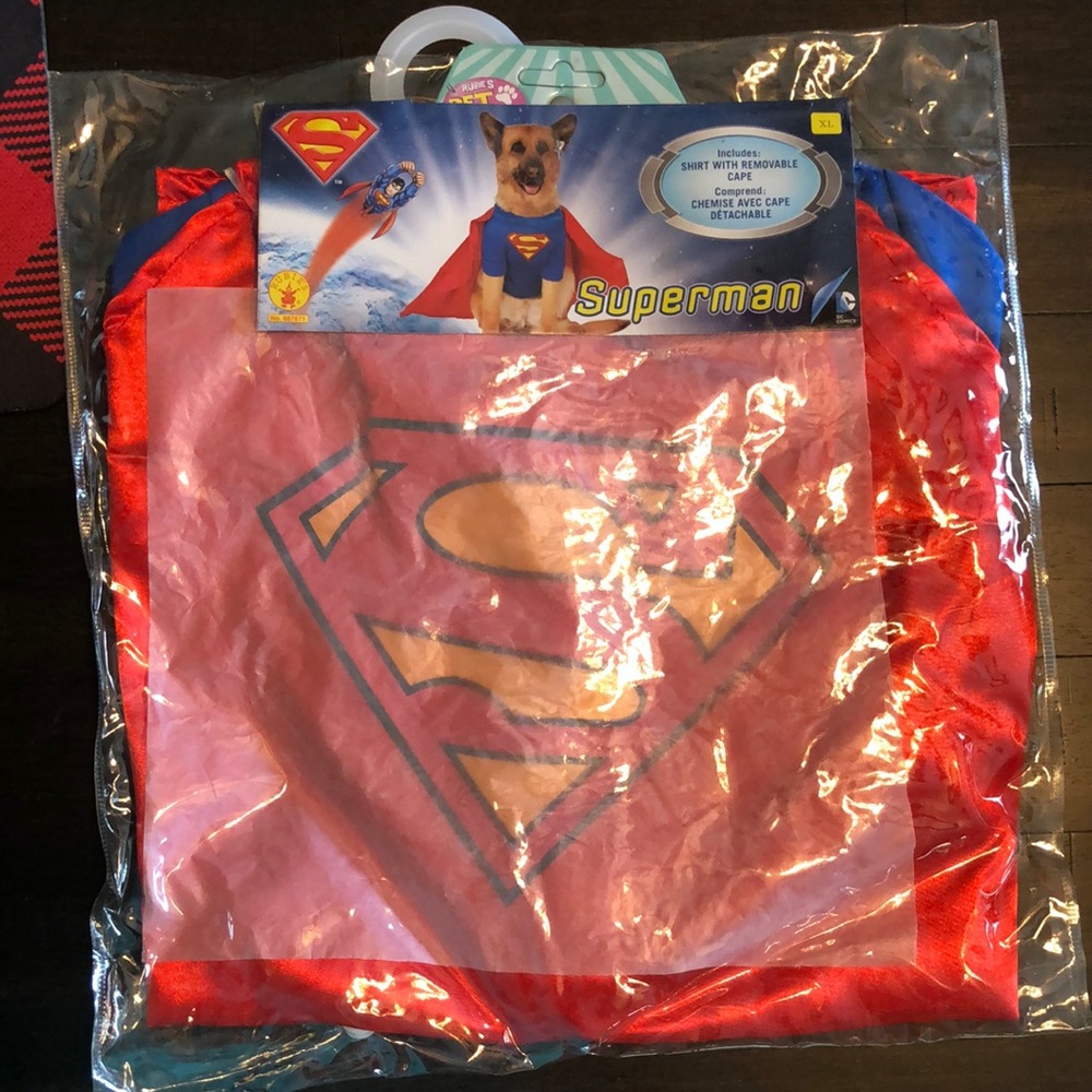 Rubies Pet Costume size XL Superman
